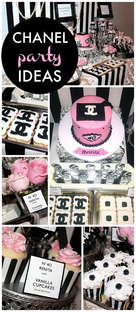 chanel theme birthday party